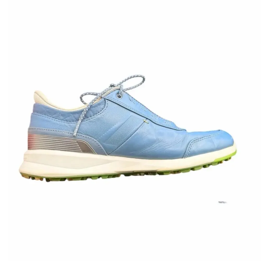 FootJoy Women’s Golf Shoes Blue Leather Spikeless Sz 9.5M Comfort